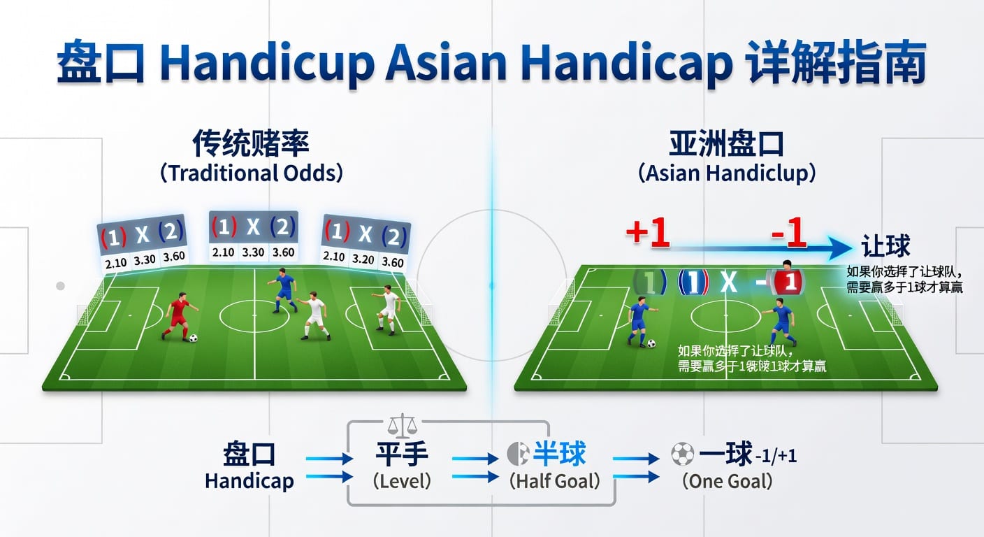 亚洲盘 asian handicap 实战读盘与投注技巧