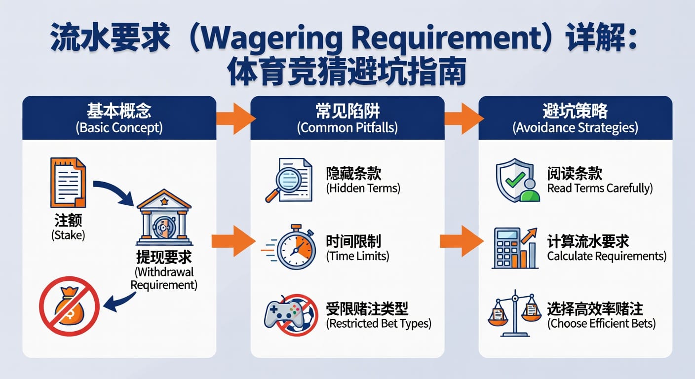 流水要求 sports wagering requirement 规则解析与计算